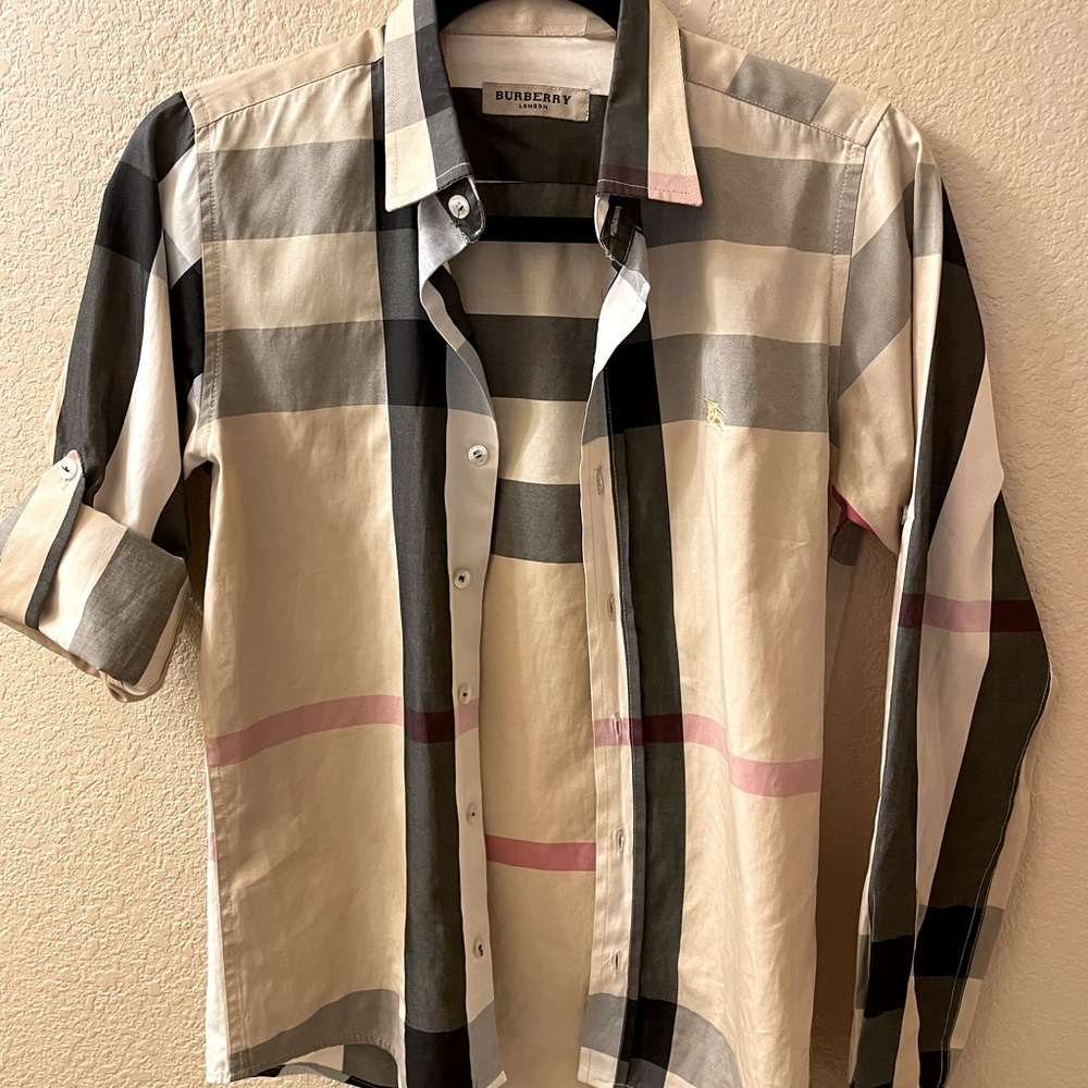 Burberry Long Sleeve Button-down Shirt